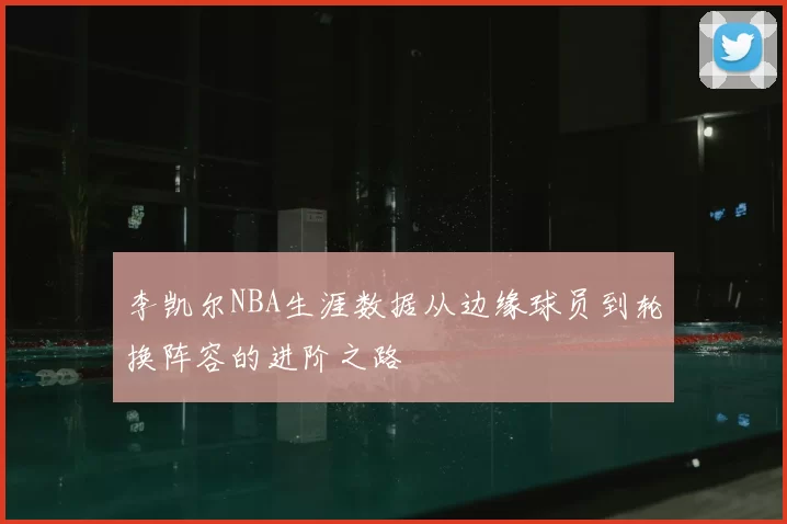 李凯尔NBA生涯数据从边缘球员到轮换阵容的进阶之路