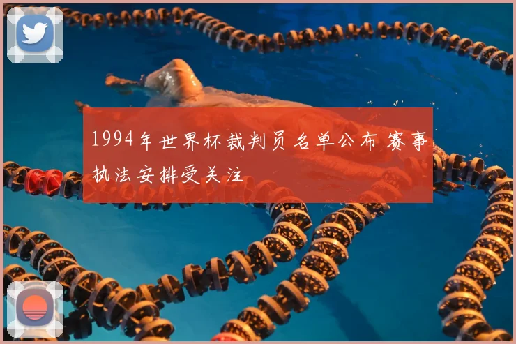 1994年世界杯裁判员名单公布 赛事执法安排受关注